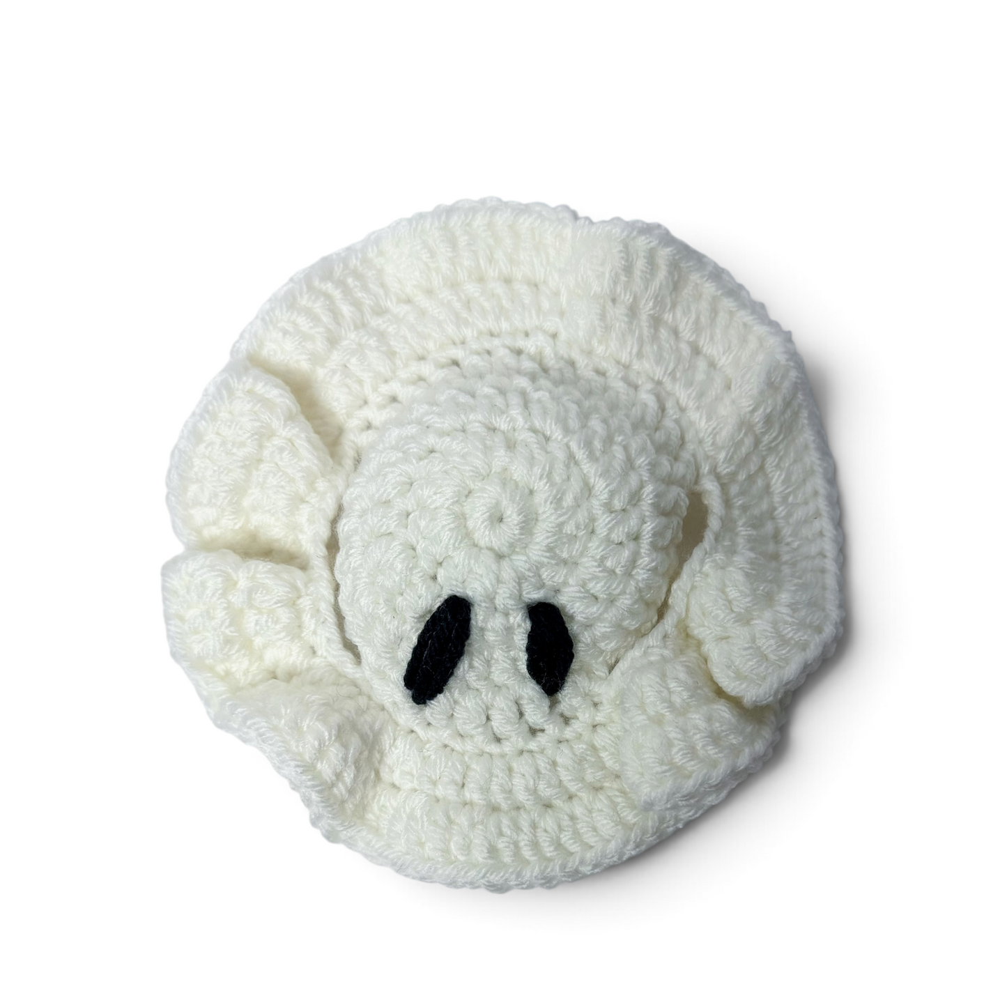 White Ghost Knit Hat