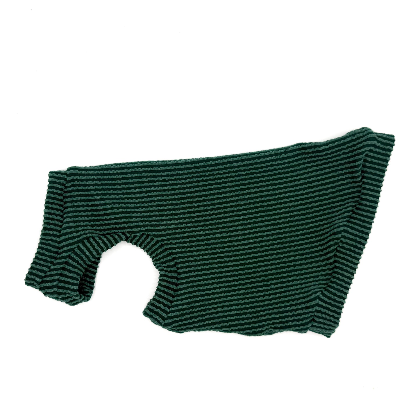 Pine Chunky Ribbed Shirt with One Arm Hole