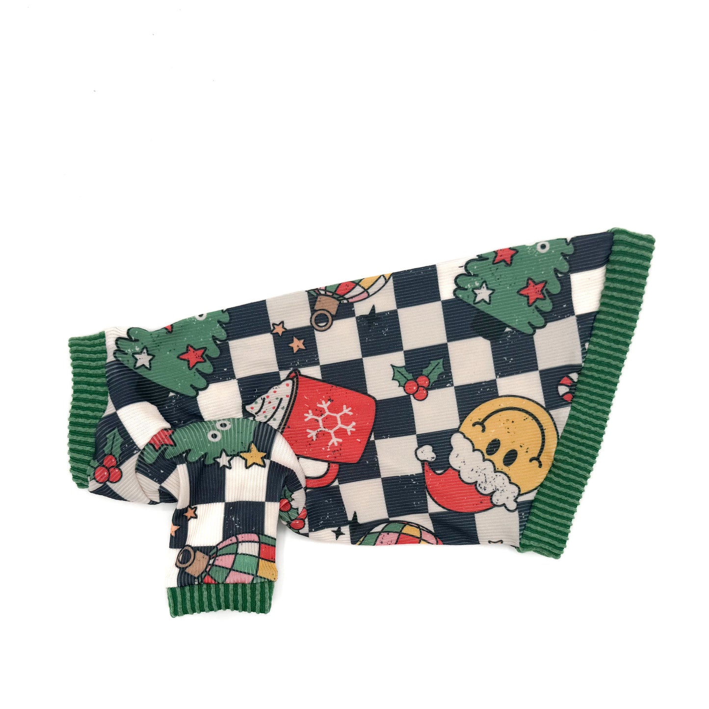 Retro Christmas Long Sleeve Chunky Ribbed Shirt