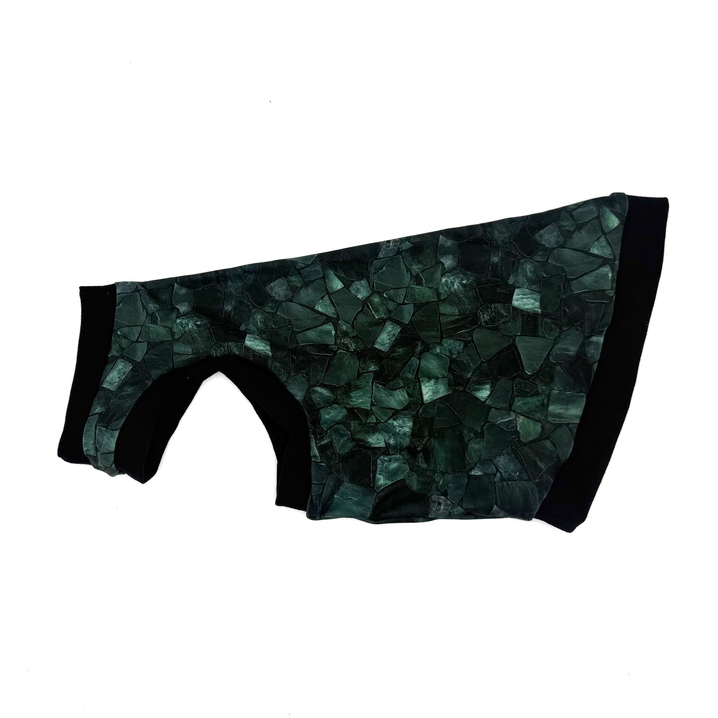 Green Stones Luxe Shirt with One Arm Hole