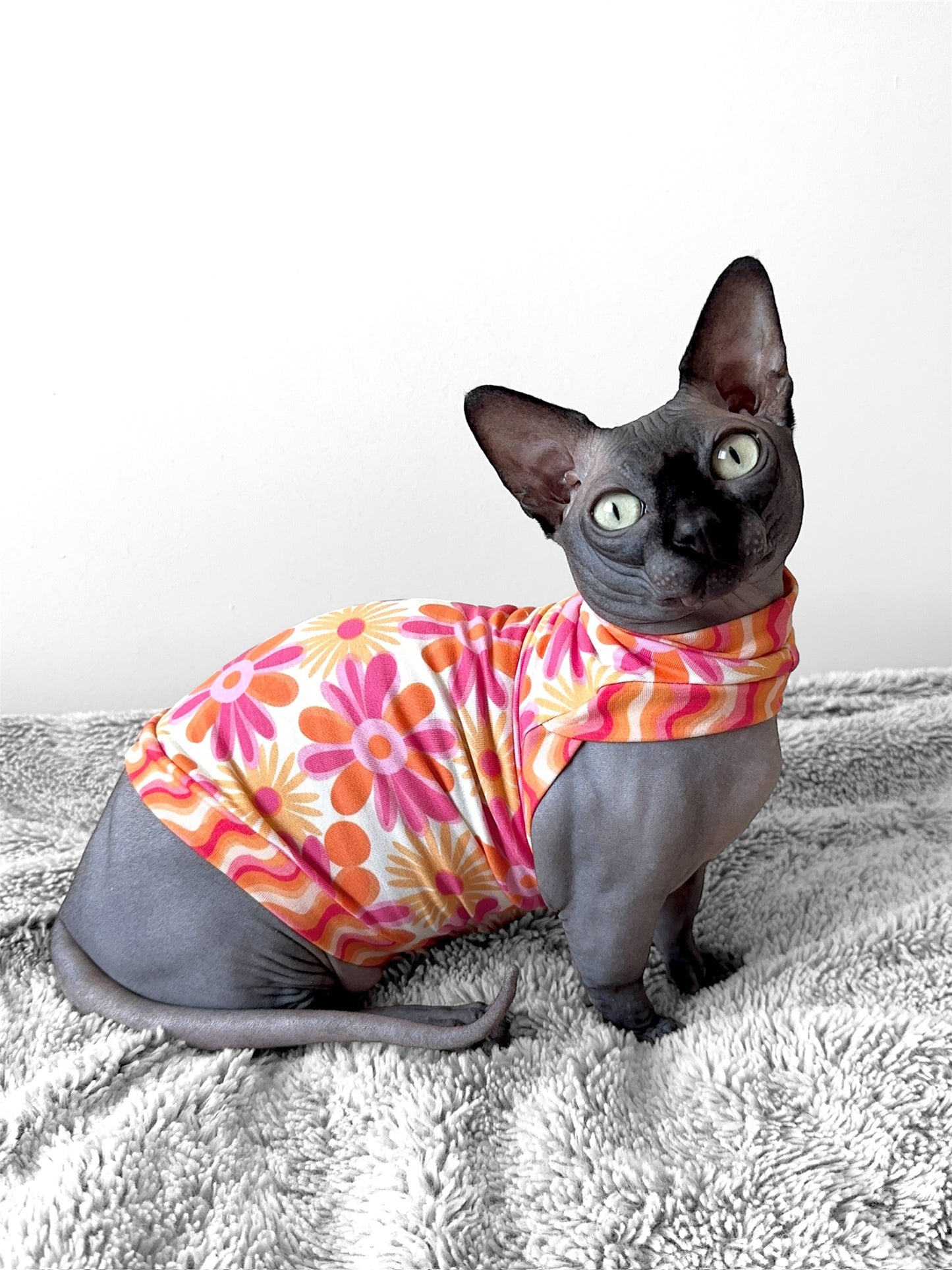 Amelia's Floral Bamboo Shirt with One Arm Hole