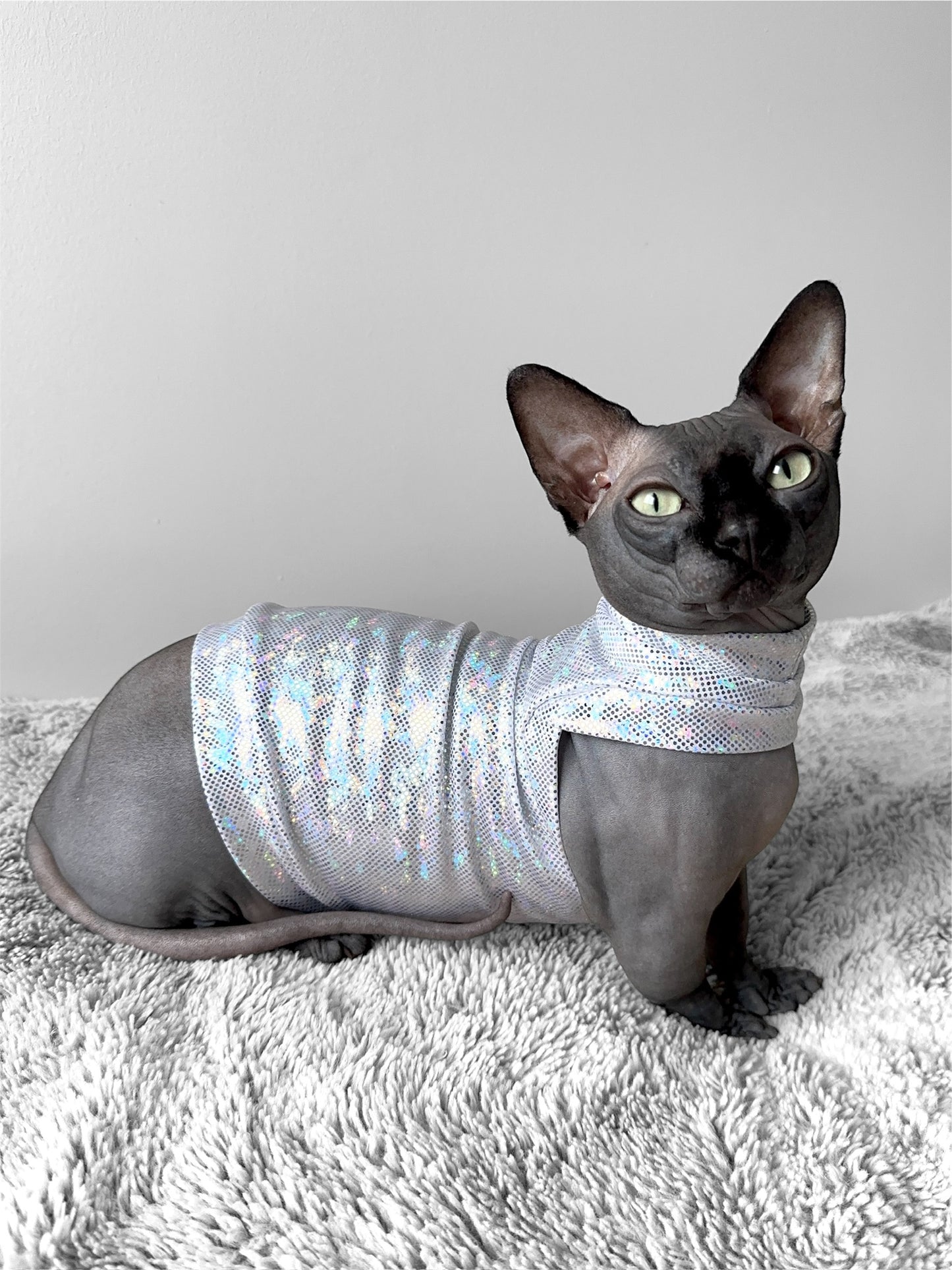 Silver Lining Fashion Shirt with One Arm Hole