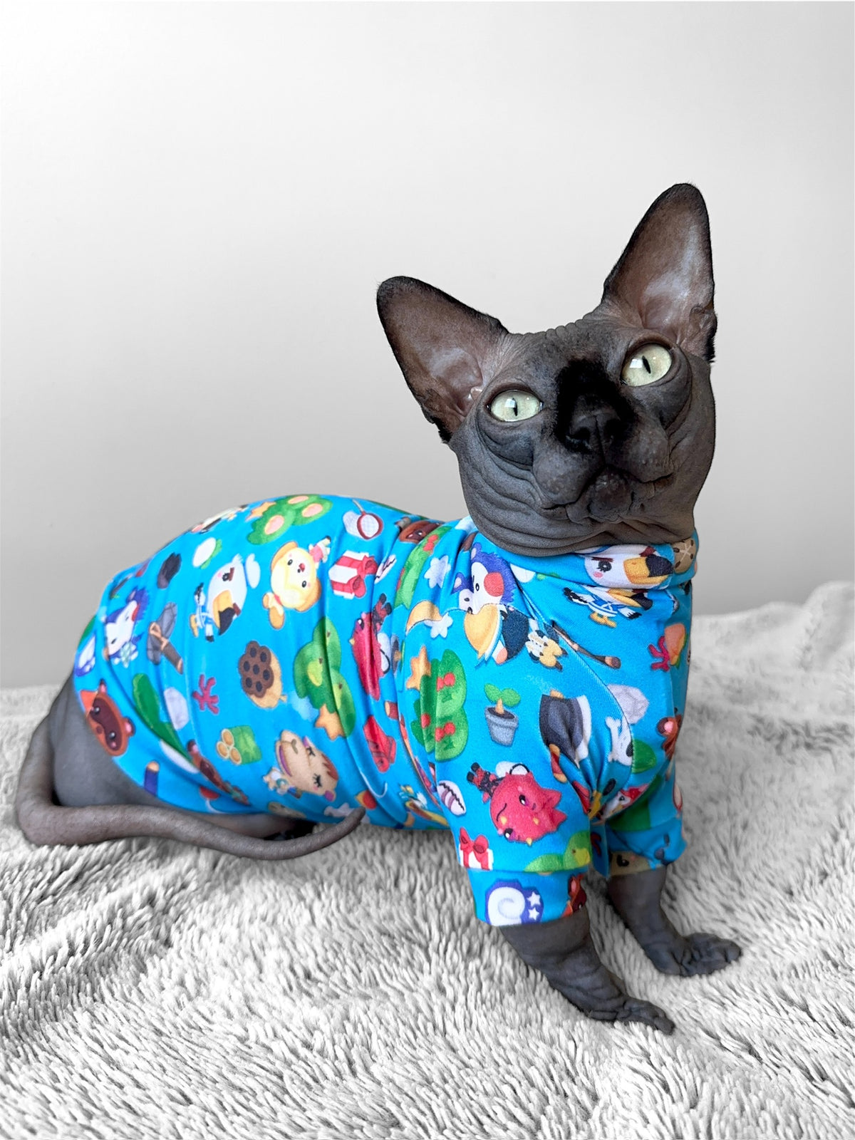 Cozy Cat Crossing Long Sleeve Luxe Shirt