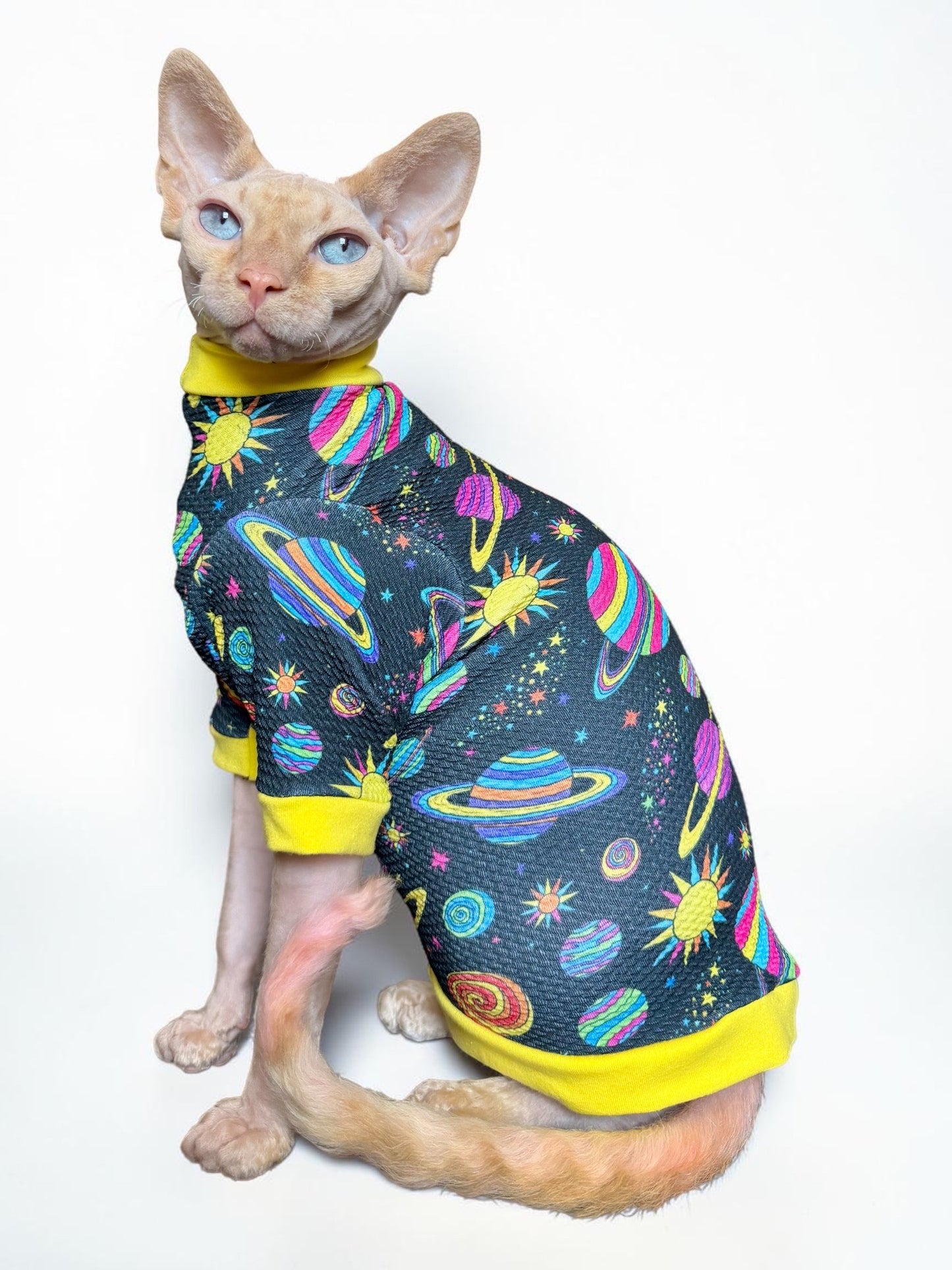 Lite Brite Galaxy Long Sleeve Textured Shirt