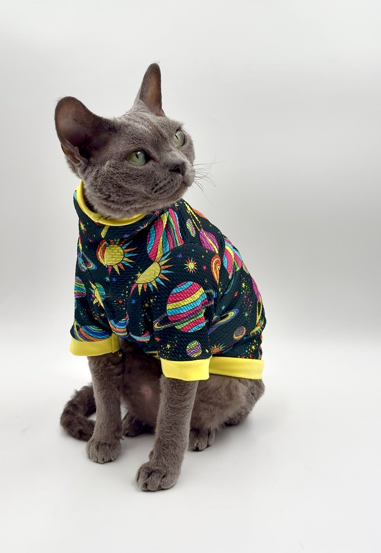 Lite Brite Galaxy Long Sleeve Textured Shirt