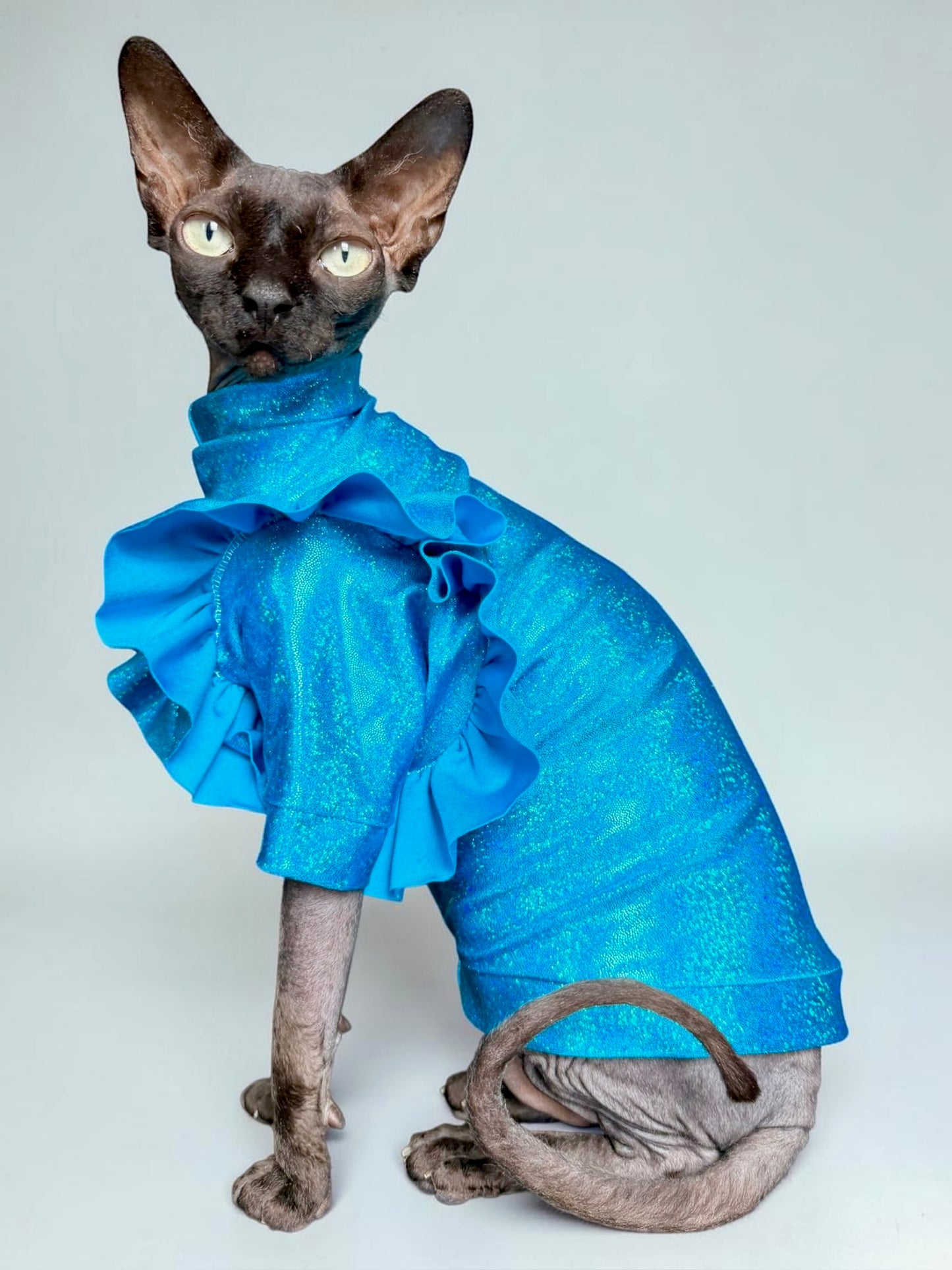Caribbean Breeze Wrinklebottom Sleeve Fashion Shirt