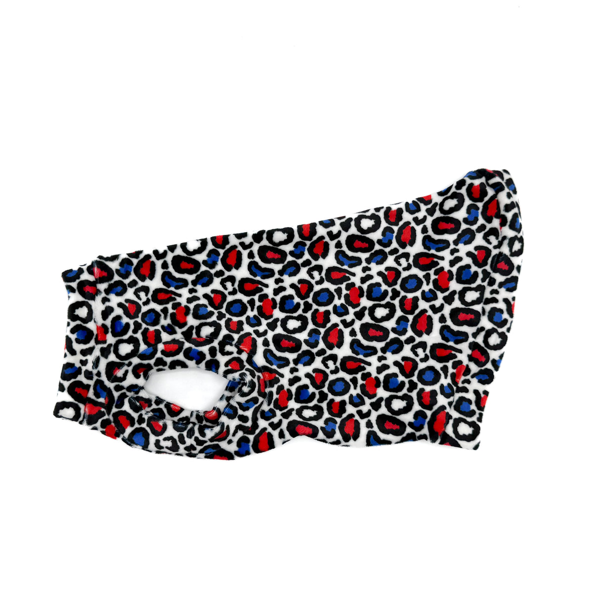 Patriotic Leopard Plush Velvet Shirt