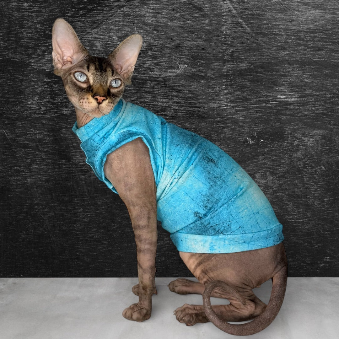Blue Grunge Grunge Everyday Shirt