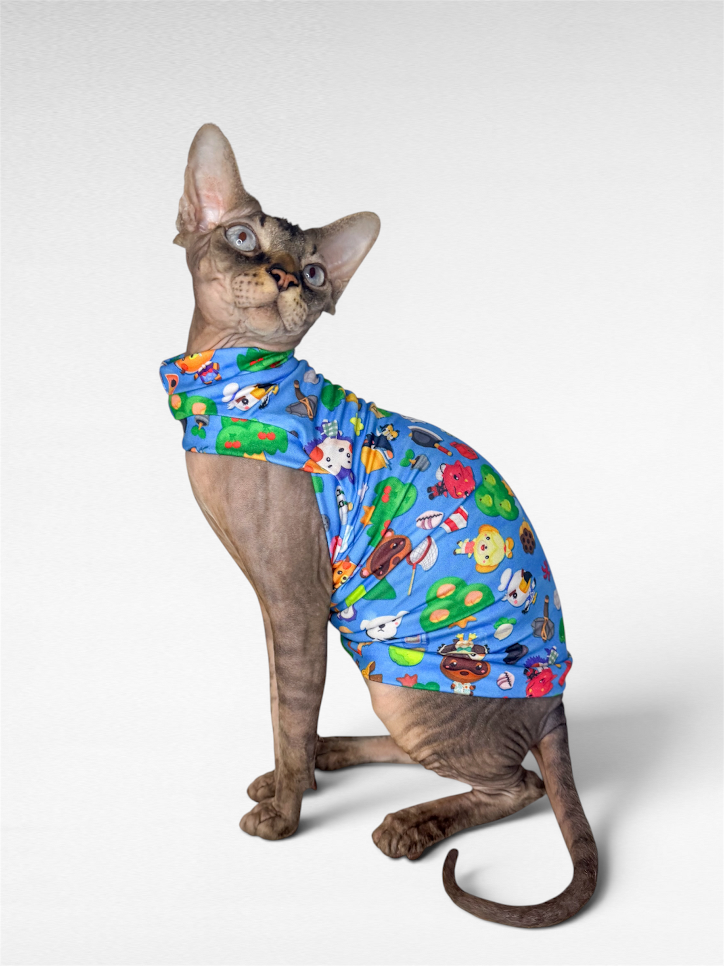 Cozy Cat Crossing Luxe Shirt with One Arm Hole