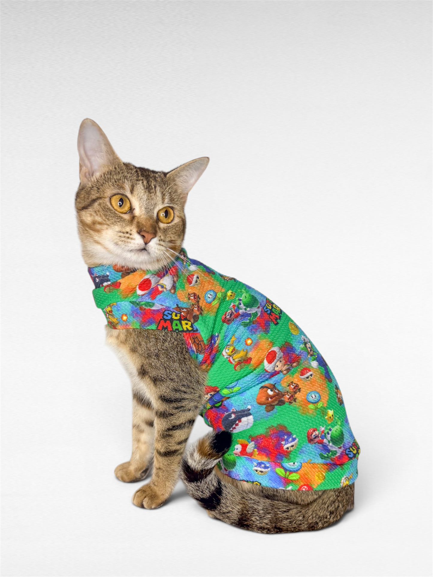 Super Kitty Bros Textured Shirt with One Arm Hole