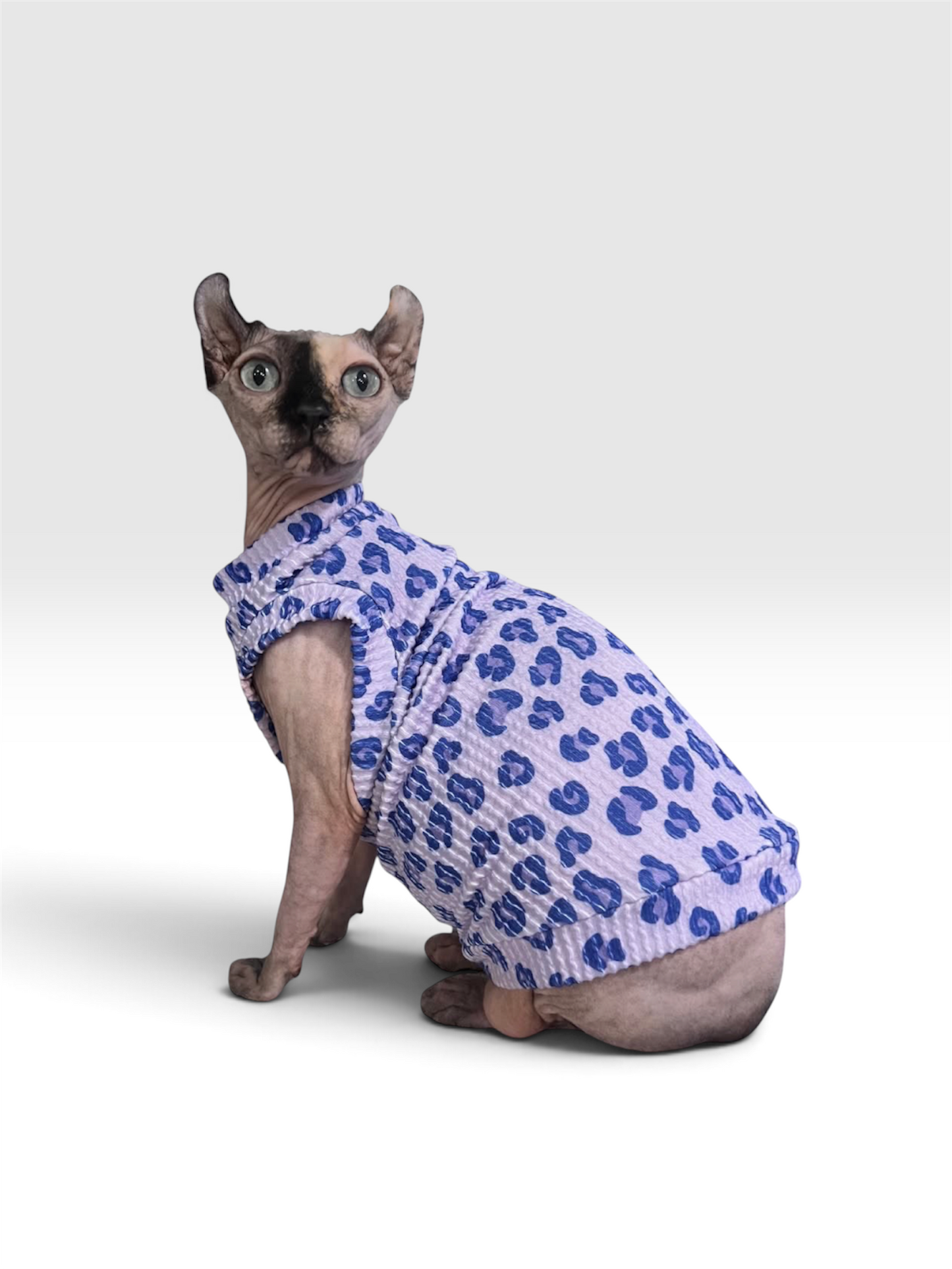 Grape Soda Leopard Chunky Ribbed Shirt