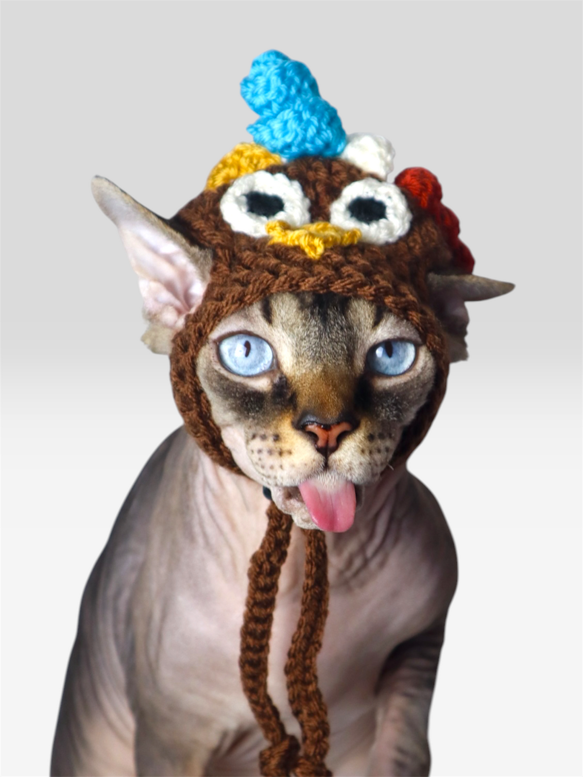 Teal Turkey Knit Hat