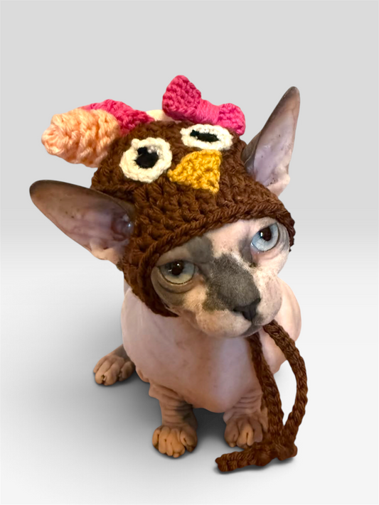Pink Turkey Knit Hat