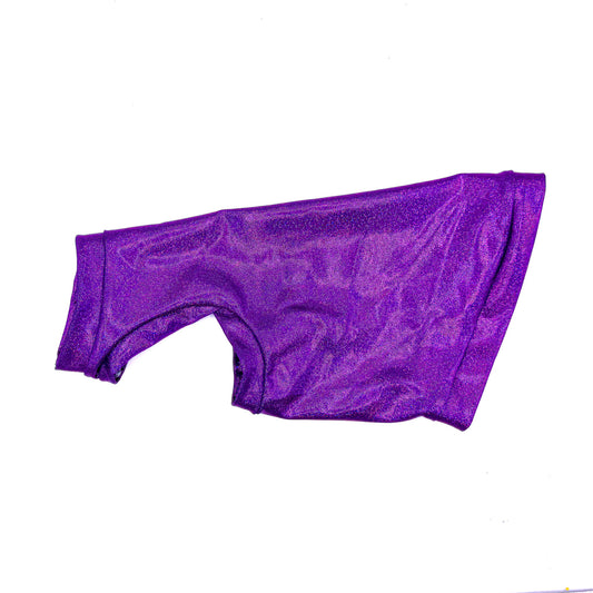 Purple Rain Fashion Shirt with One Arm Hole