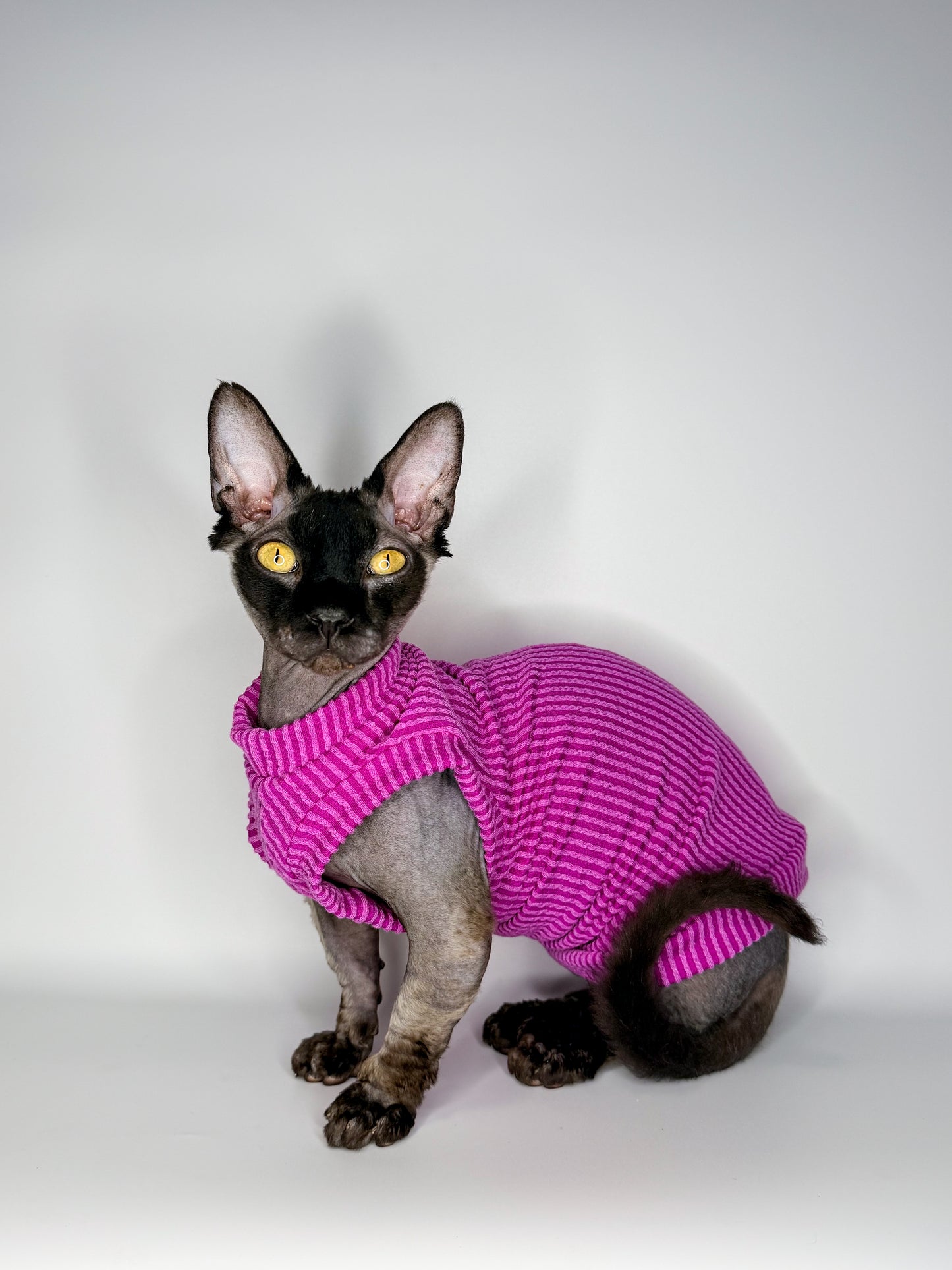 Raspberry Chunky Ribbed Shirt
