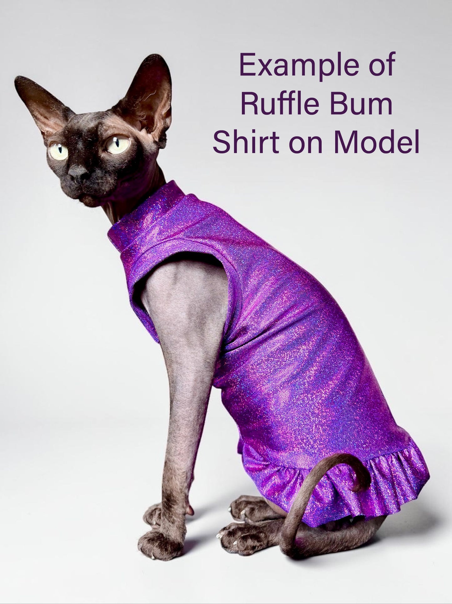 Tangerine Tango Ruffle Butt Fashion Shirt (Both Arm Styles)